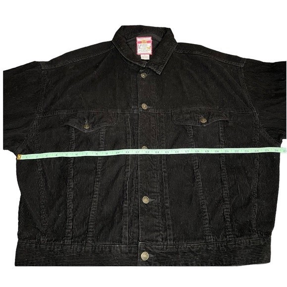 Looney Tunes Black Corduroy “The Wilder One” Bugs Bunny Jacket - XL - Picture 4 of 10